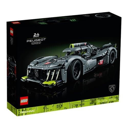 Lego Technic Peugeot 9X8 24H Le Mans Hybrid Hypercar 42156, Compleet, Lego, Nieuw, Ophalen of Verzenden