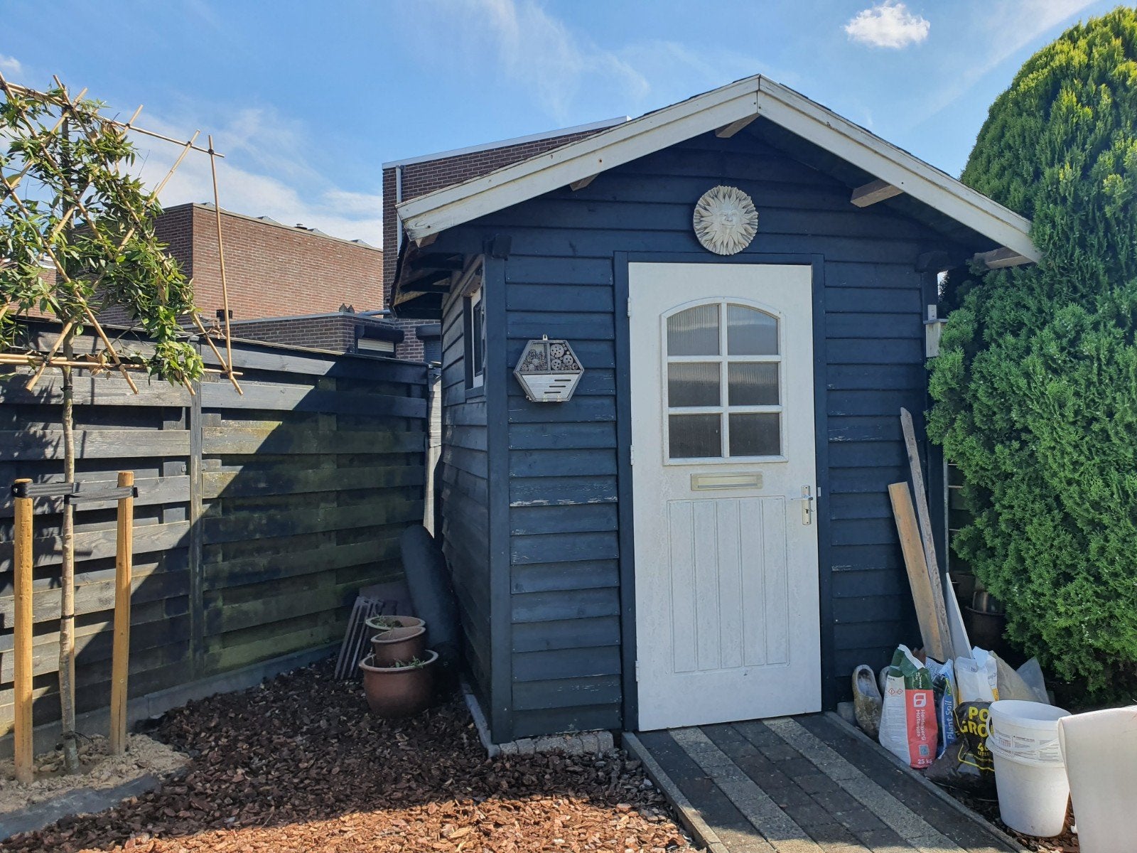 Houten Tuinhuisje, Ophalen, Tuinhuis, 250 tot 500 cm, 2 ramen