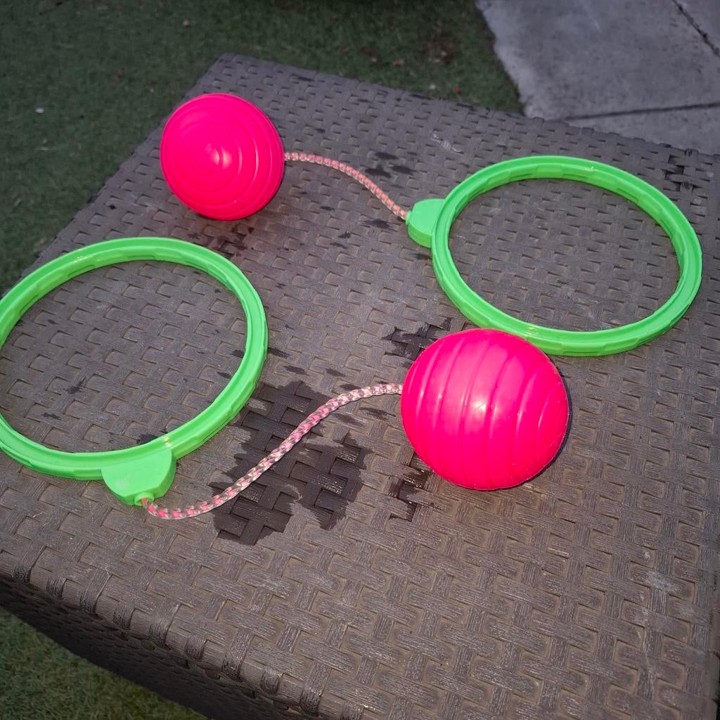 Swingball Skip Ball - Roze/Groen, Ophalen of Verzenden, Gebruikt