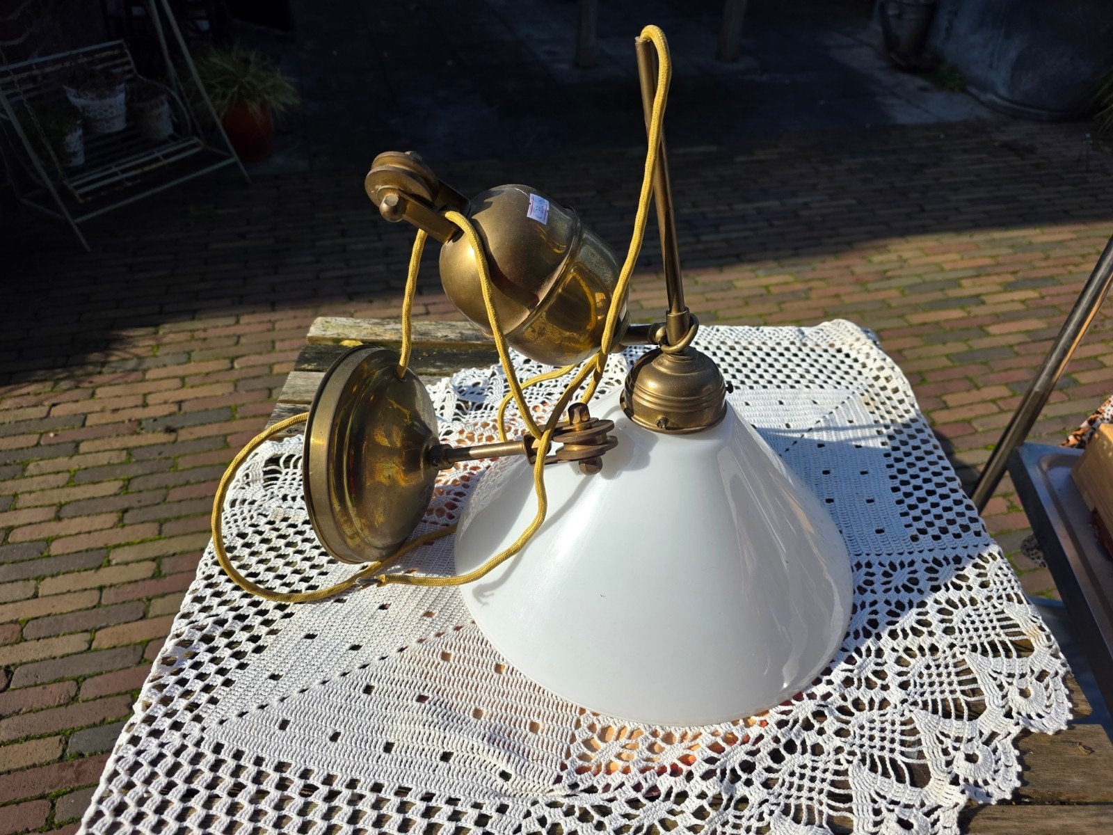 klassieke control hanglamp, Ophalen