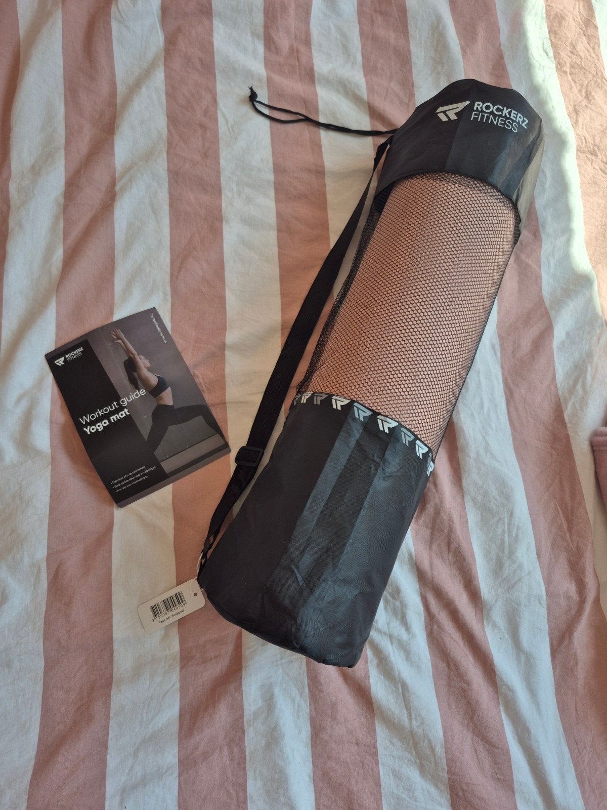 Roze Rockerz Fitness Yogamat met draagtas, Ophalen of Verzenden, Zo goed als nieuw, Yogamat