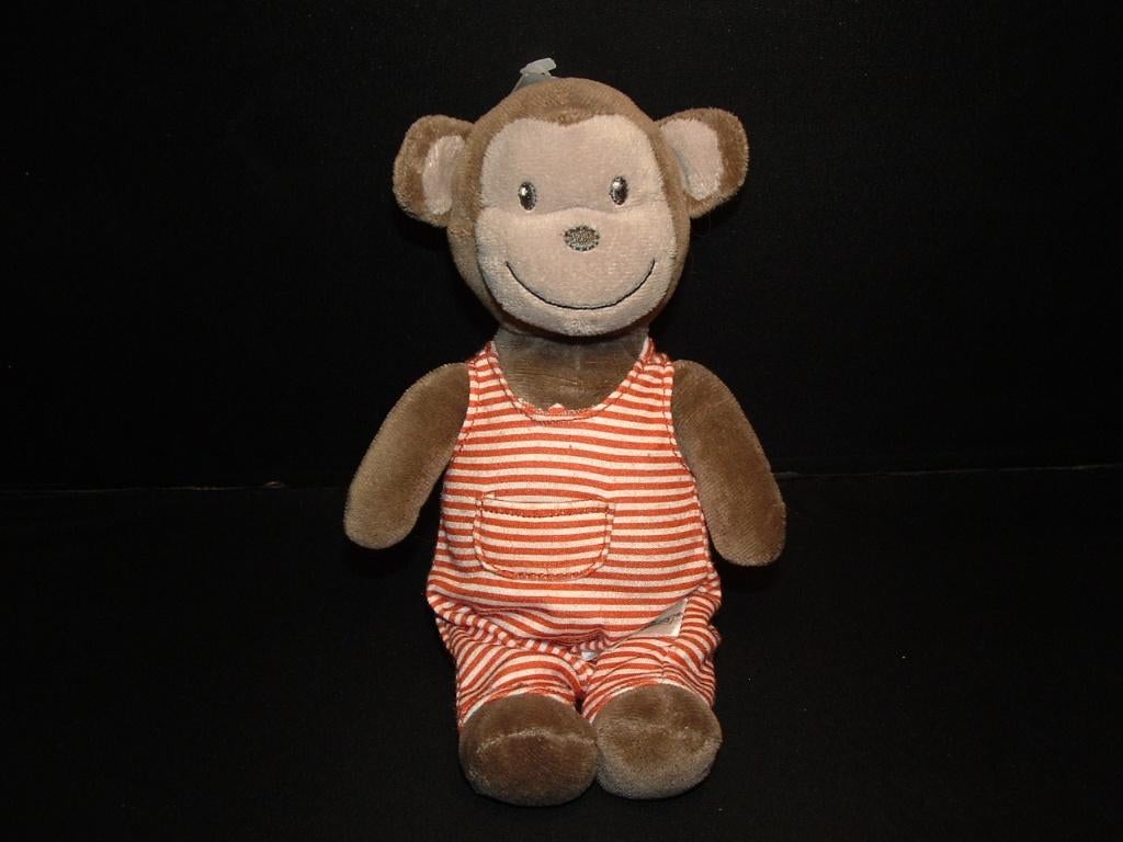 NICOTOY SIMBA TOYS AAP VELOURS GRIJSBRUIN MET GRIJS, Kinderen en Baby's, Speelgoed | Knuffels en Pluche, Verzenden, Nieuw, Overige typen