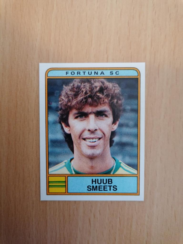 Panini Voetbal 84 #123 Huub Smeets., Hobby en Vrije tijd, Stickers en Plaatjes, Ophalen of Verzenden, Zo goed als nieuw, Sticker