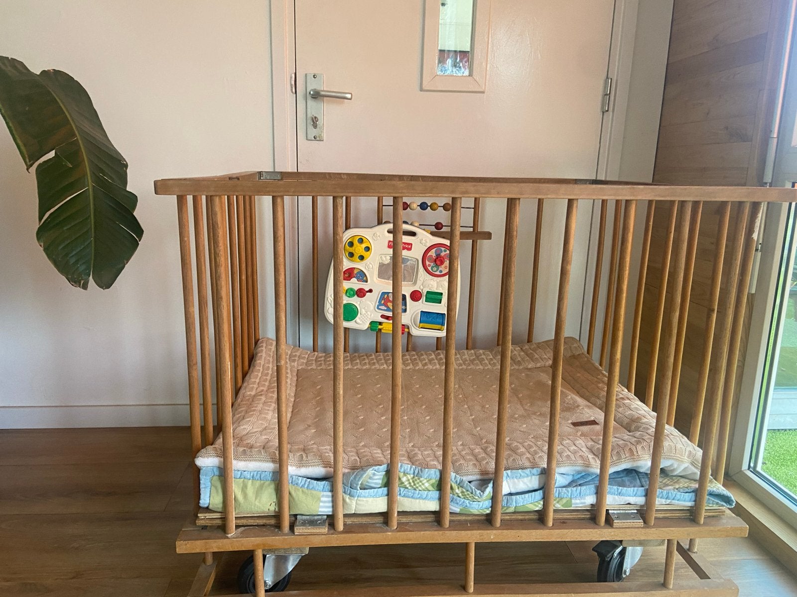 Houten baby box, Ophalen of Verzenden, Gebruikt, Vierkant