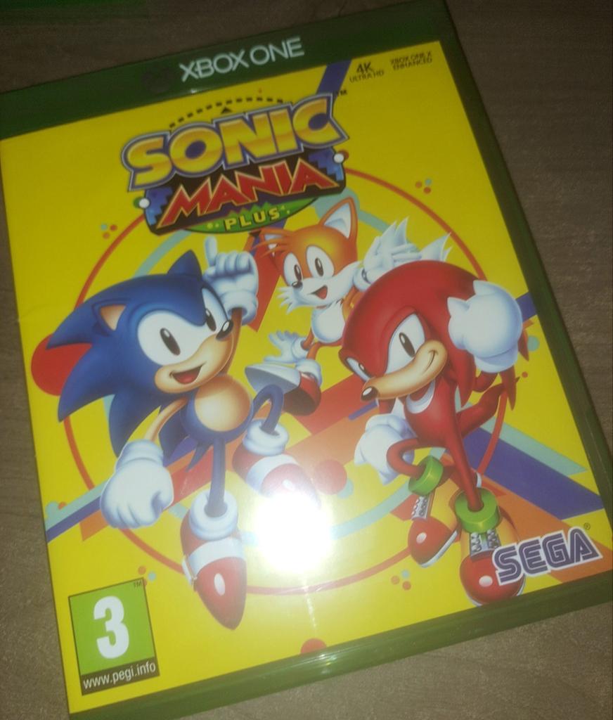 Sonic the hedgehog mania plus xbox one z.g.a.n., 1 speler, Ophalen of Verzenden, Zo goed als nieuw, Vanaf 3 jaar