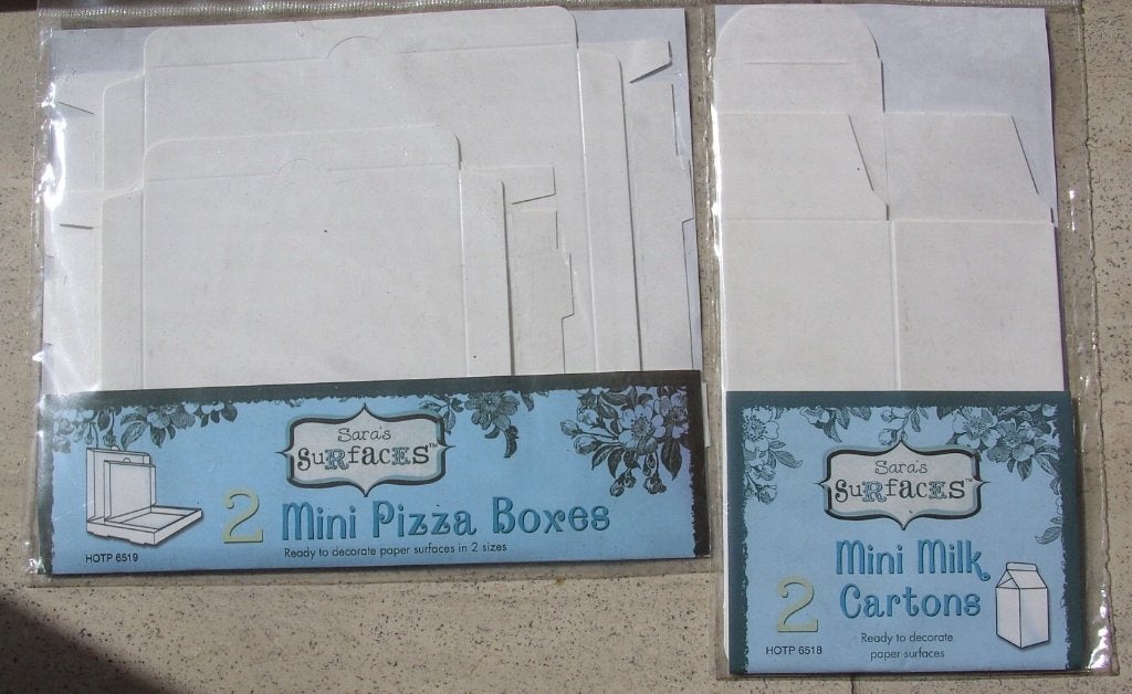 HOBBYPAKKET MINI PIZZA EN MELK BOX NIEUW, -, -, Nieuw, Ophalen of Verzenden