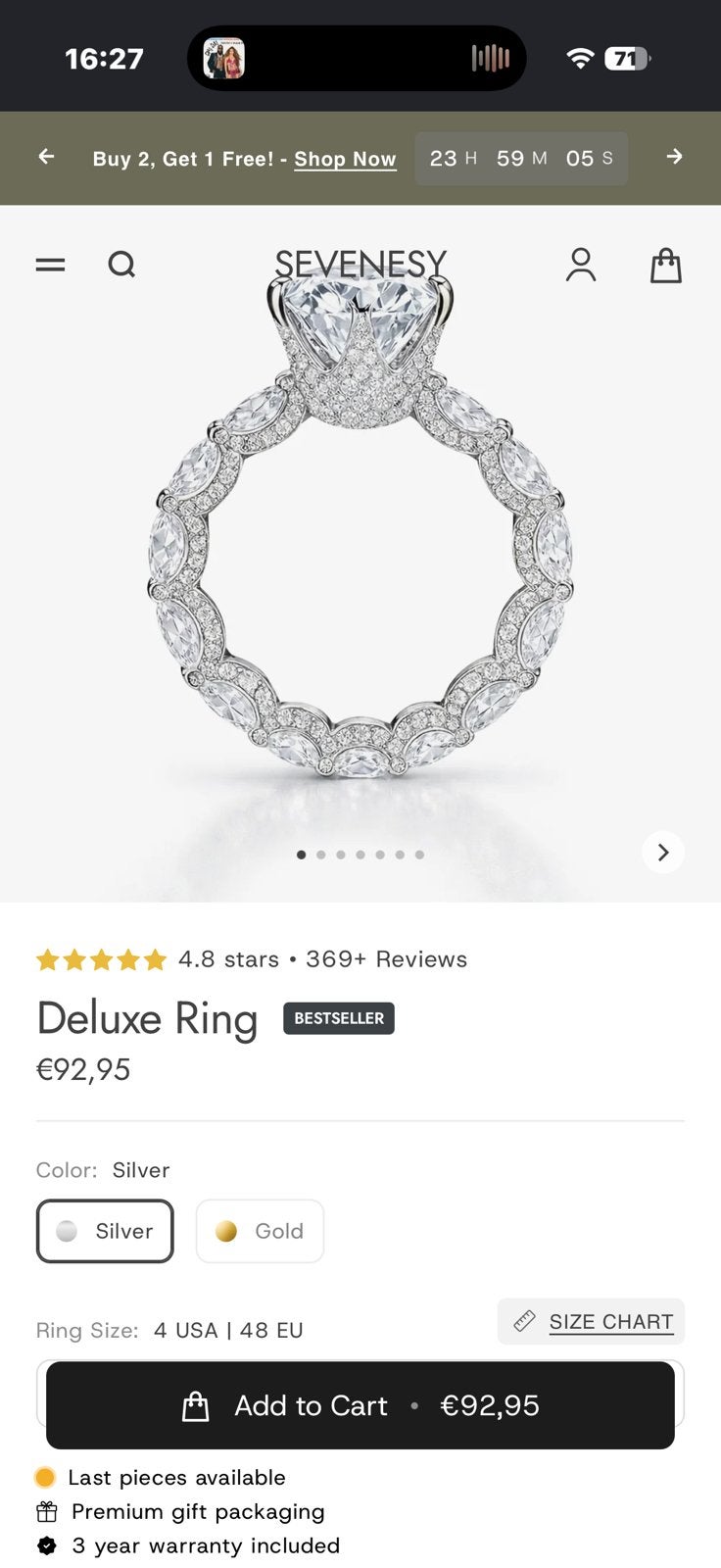 Ring, Ophalen, Nieuw, Sieraad of Horloge