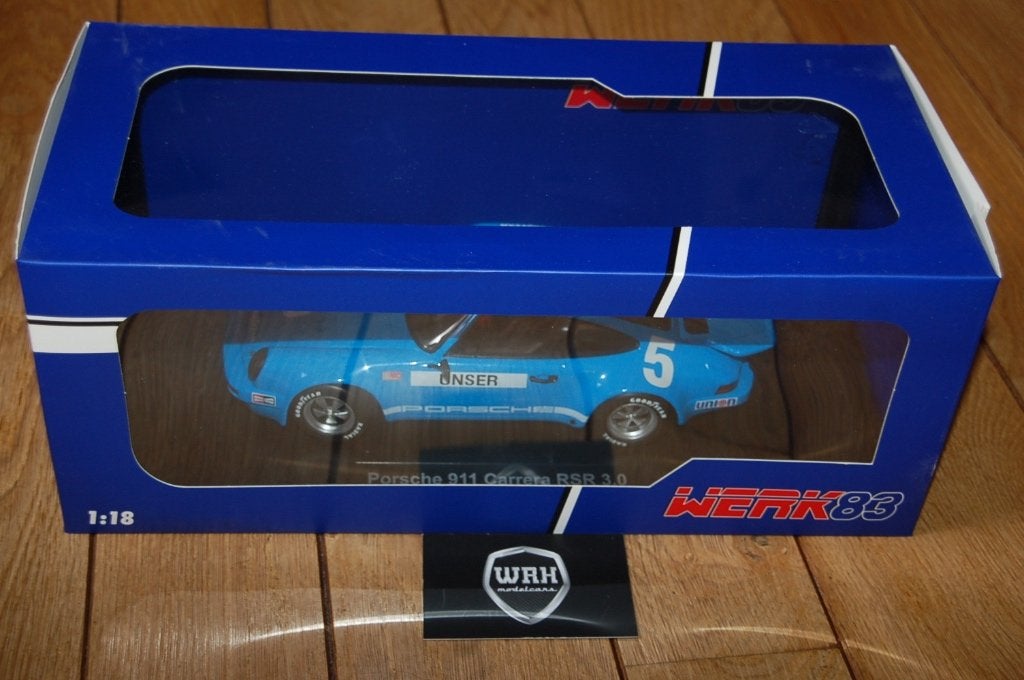 1:18 PORSCHE 911 RSR UNSER #5 WERK83 WRH, Verzenden, Zo goed als nieuw, Auto, Overige merken