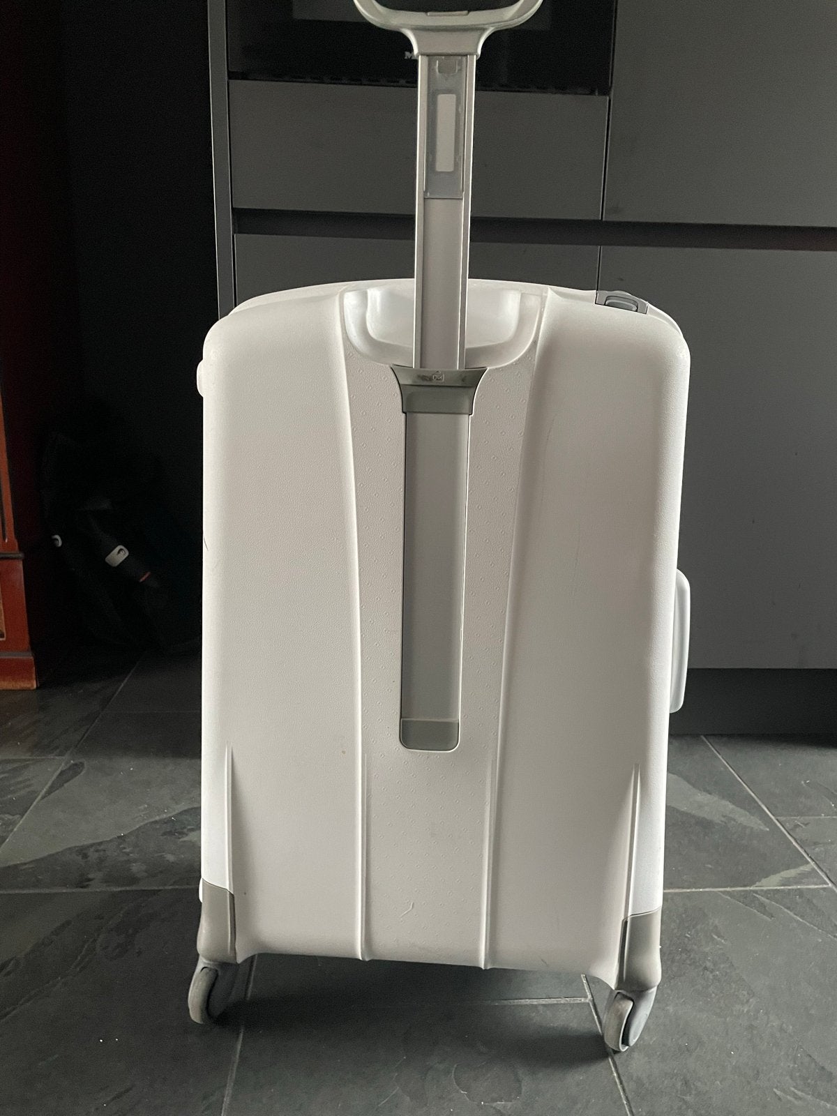 Samsonite Spinner Koffer 80x50 cm - 4 Wielen met TSL slot., Ophalen, 30 cm of meer, Gebruikt, Wit