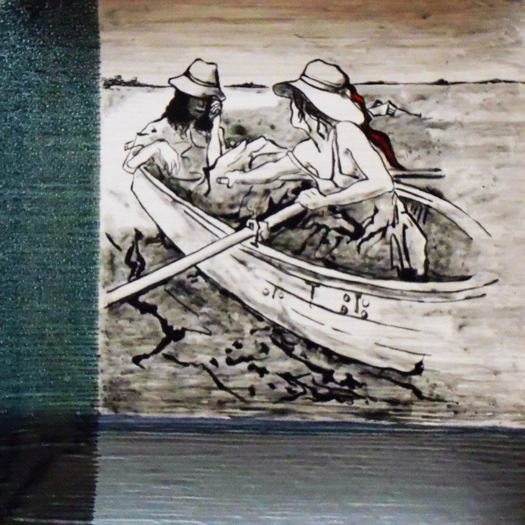 "Roei snel naar de kust!..." Handgemaakt keramiek, Antiek en Kunst, Overig onderwerp, Ophalen of Verzenden, Echtheidscertificaat