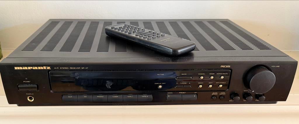 Marantz Model SR-47 Audio Receiver met afstandsbediening, Audio, Tv en Foto, Versterkers en Receivers, Marantz, Gebruikt, Ophalen of Verzenden