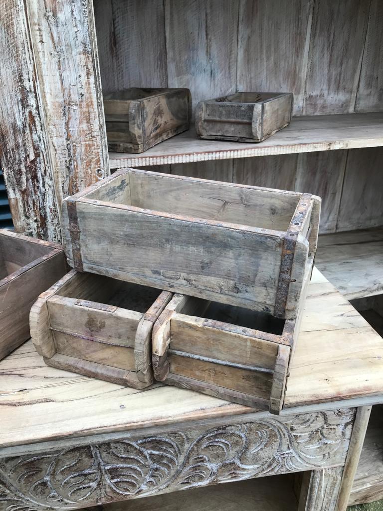 Indiase steenmal bakjes uit India, Verburgt Vintage, Schaal, Nieuw, Ophalen of Verzenden