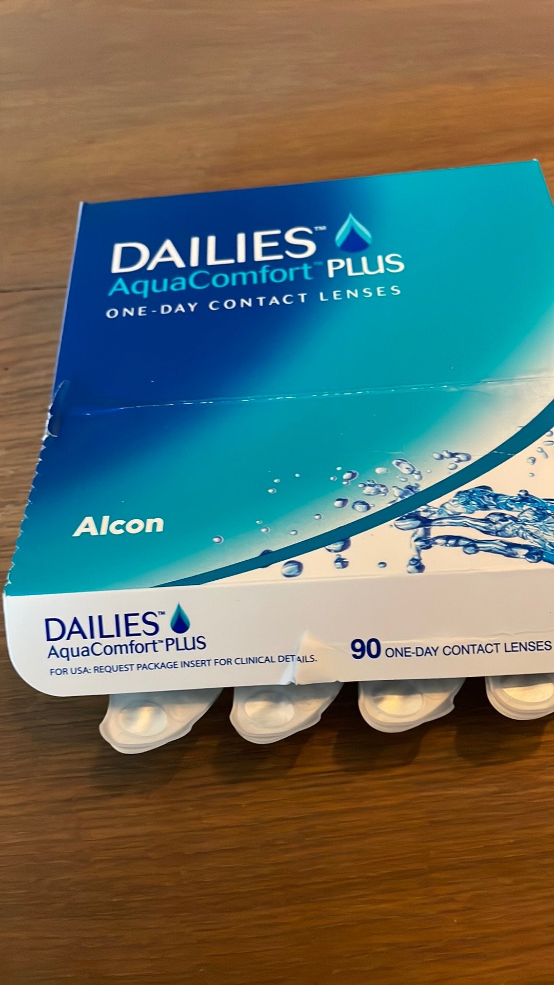 Dailies contactlenzen -1 aquacomfort plus, Ophalen of Verzenden, Nieuw