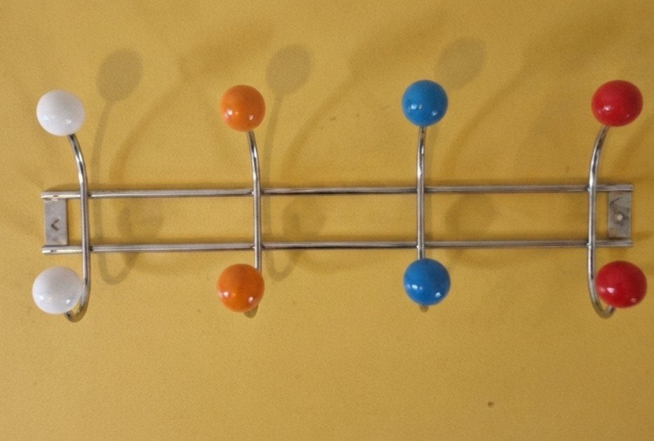 Retro kapstok bollenkapstok wandkapstok sputnik bollen, Huis en Inrichting, Woonaccessoires | Kapstokken, Wandkapstok, Kolibrivintagehal@gmail.com