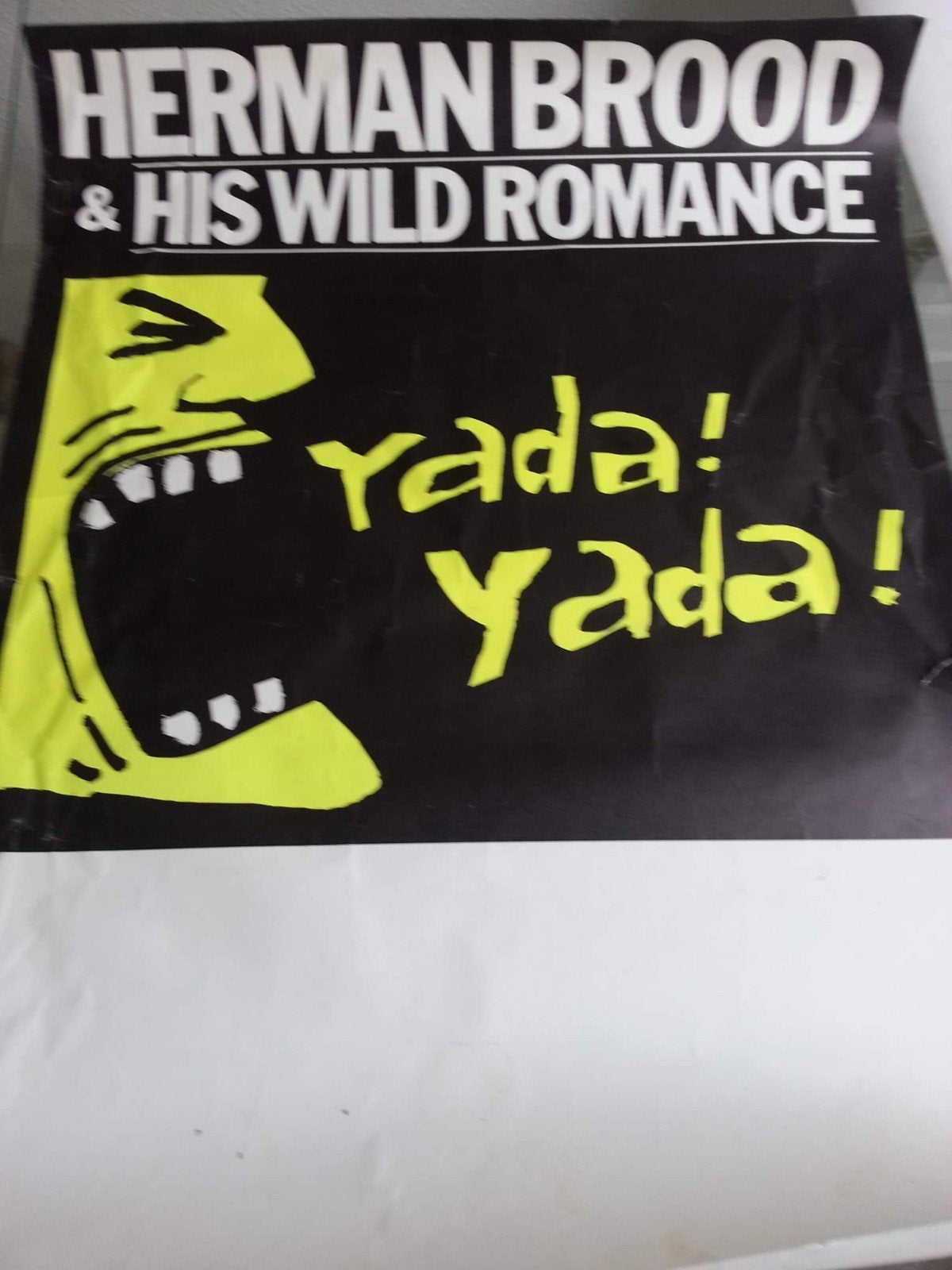herman brood promo poster, Verzenden, Zo goed als nieuw, A1 t/m A3