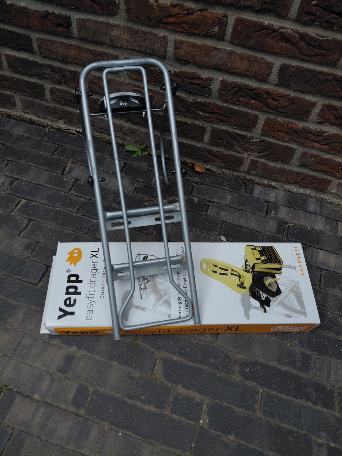 Yepp Easyfit Drager XL Fietsdrager - Zilver, Ophalen, Zo goed als nieuw