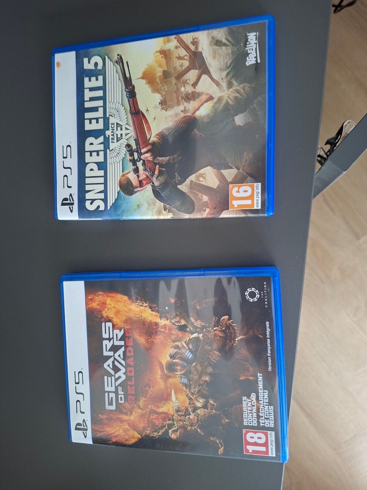 PS5 Games: Sniper Elite 5 & Gears of War Reloaded, Spelcomputers en Games, Ophalen