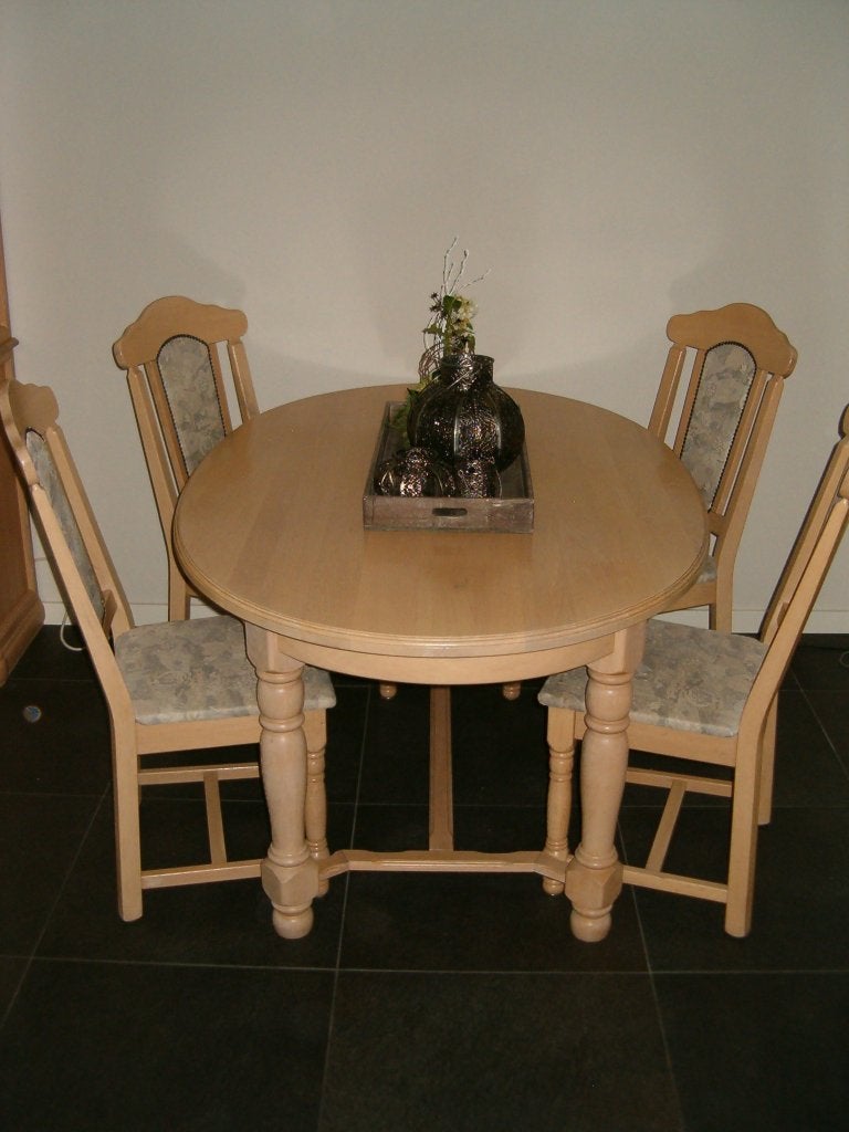 Eettafel, Gebruikt, 100 tot 150 cm, Eikenhout, Ophalen of Verzenden