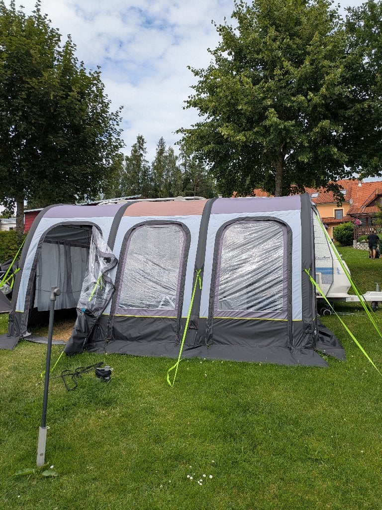 Oppompbare voortent, Caravans en Kamperen, Tenten, Ophalen, Zo goed als nieuw, Tot en met 4