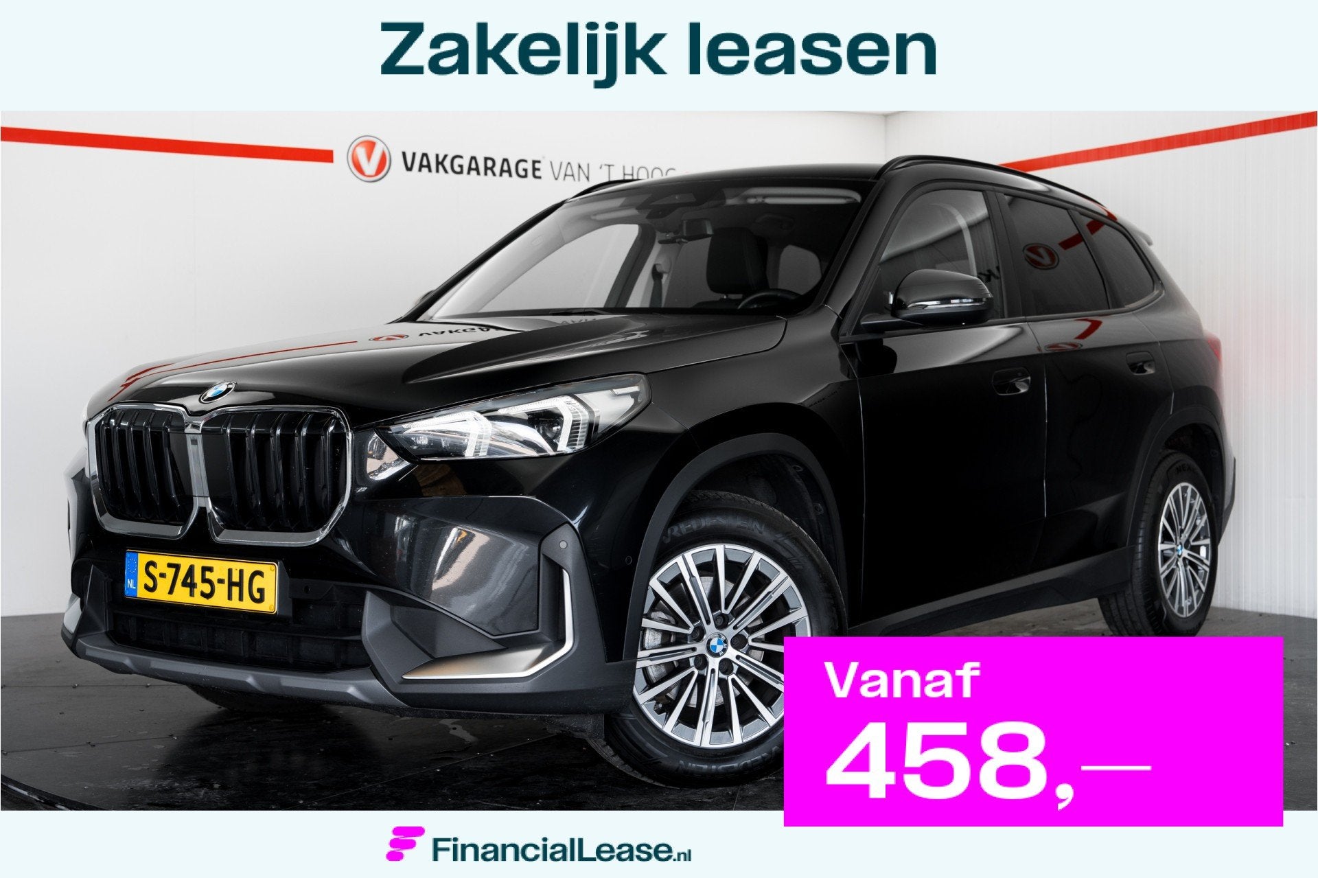 BMW X1 sDrive18i|Leder|stoelverwarming|Camera, 136 pk, Gebruikt, Zwart, Bedrijf