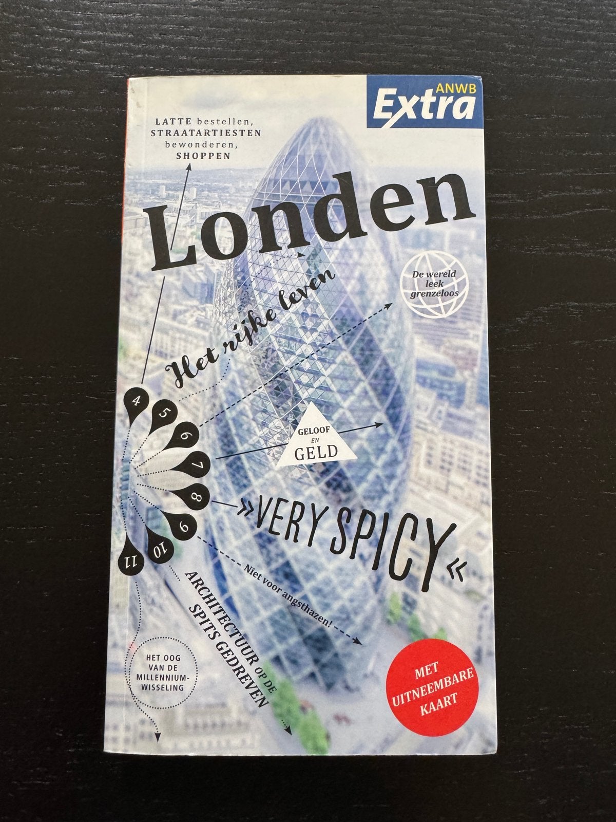 ANWB Extra Reisgids Londen met uitneembare kaart, Europa, Nieuw, Ophalen of Verzenden, Reisgids of -boek
