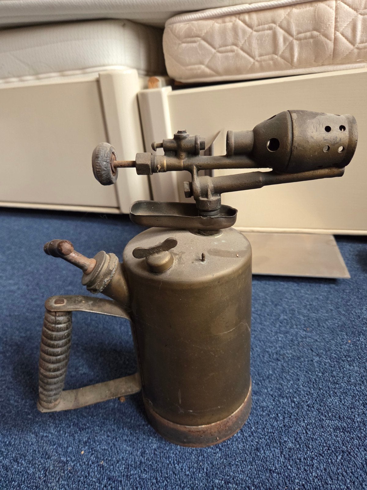 Antieke G. Barthel Soldeerlamp / Blowtorch - Decoratief, Ophalen