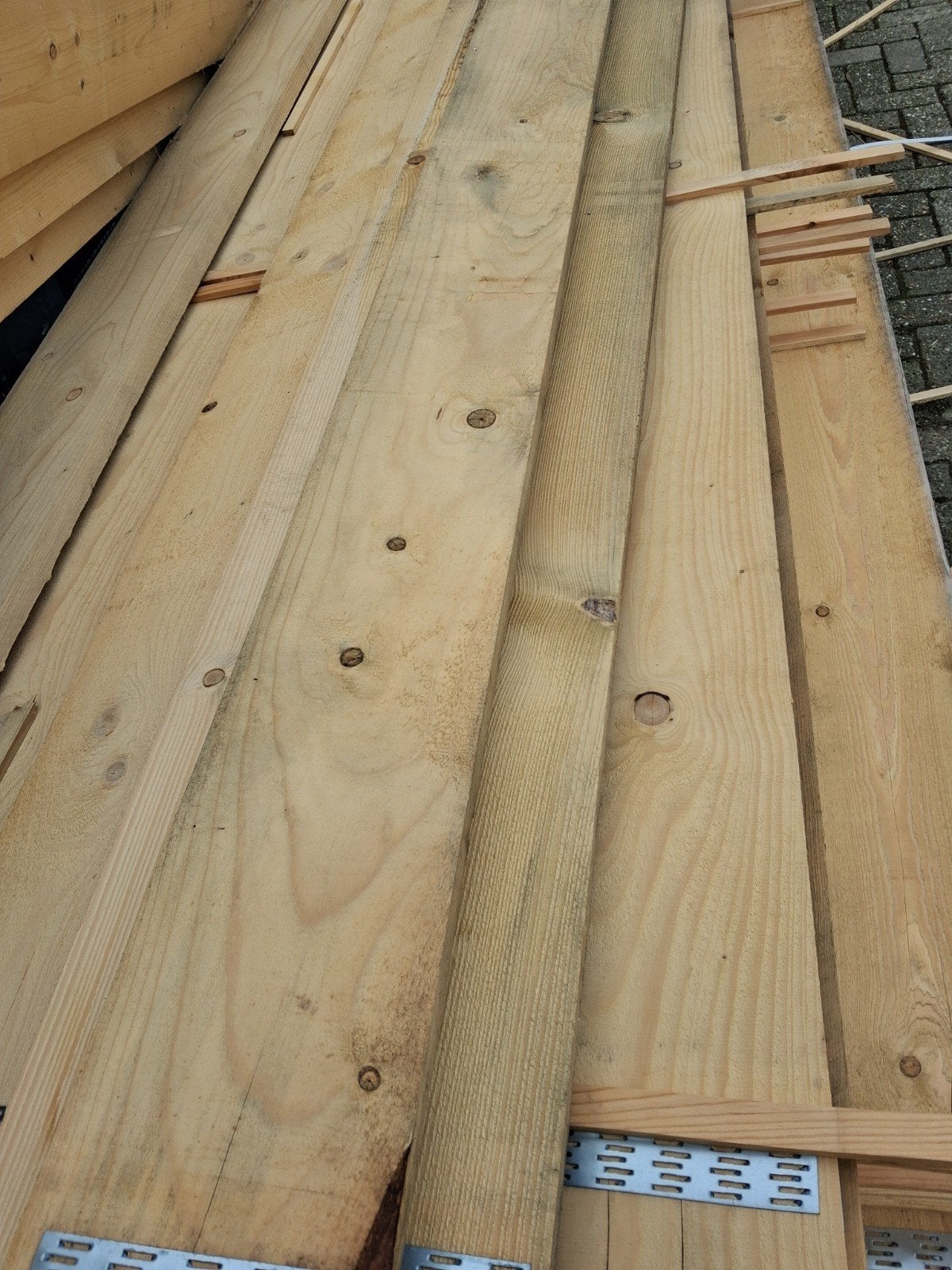 steigermateriaal, Ophalen, 250 cm of meer, Palen