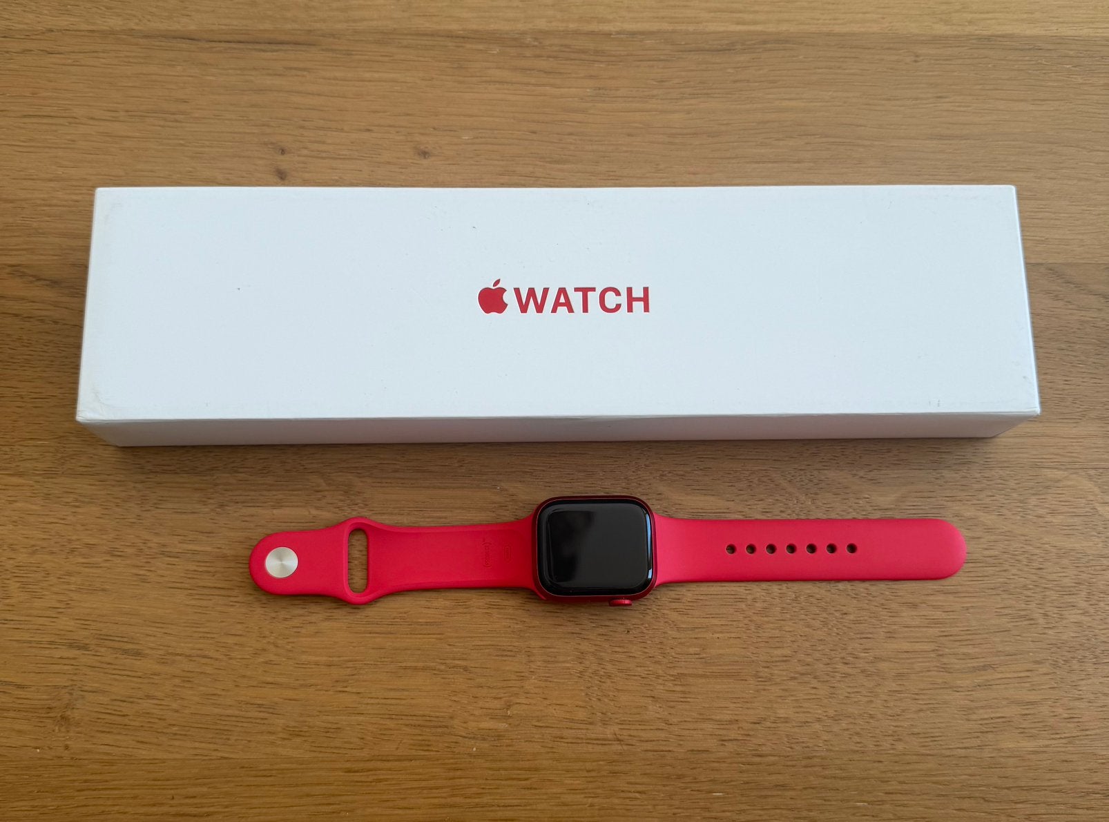 Apple Watch Series 8 41 mm – Rood – 100% batterij