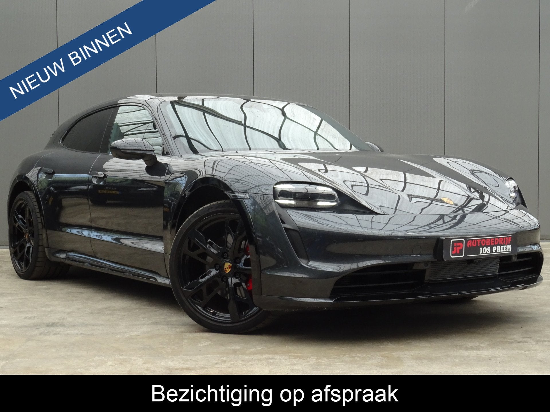 Porsche Taycan Cross Turismo 4S 93 kWh * 370 KM ACCURADIUS *, Auto's, Porsche, Automaat, Zwart, 4 stoelen, Leder