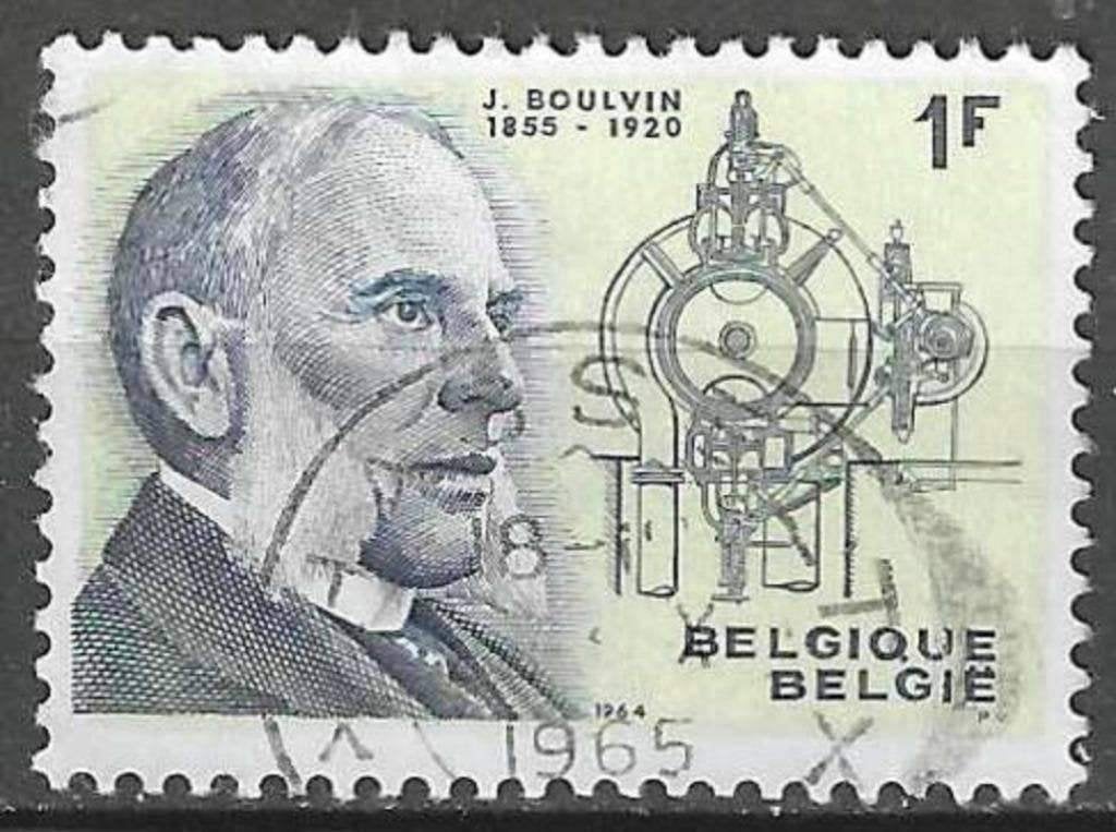 Belgie 1964 - Yvert/OBP 1282 - Jules Boulvin (ST), Verzenden, Gestempeld