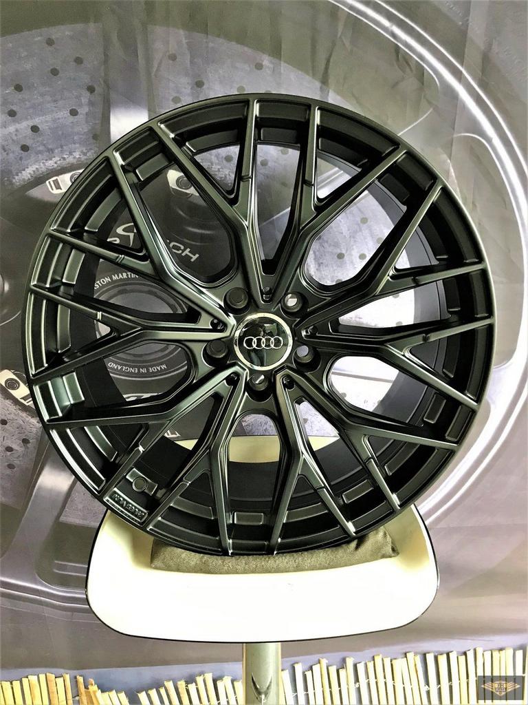 19 inch 5x112 Audi A4 Spyder Repl. Velgen Nieuw (Mat Zwart), Auto-onderdelen, Banden en Velgen, 19 inch, Velg(en), -, -