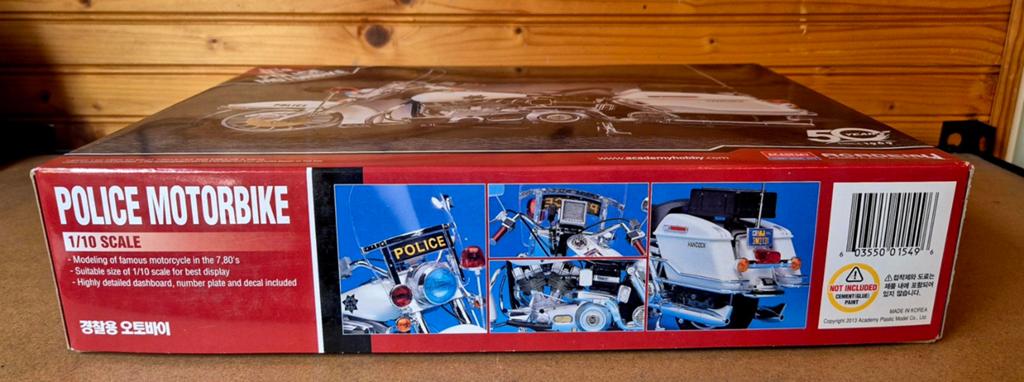Harley davidson police 1/10, Hobby en Vrije tijd, Modelbouw | Auto's en Voertuigen, Overige merken, Nieuw, Ophalen of Verzenden