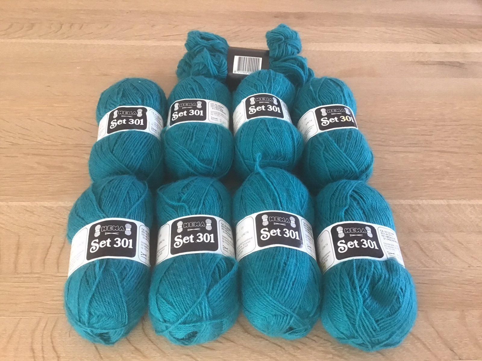 9 bollen Hema breiwol, 10% mohair, Ophalen of Verzenden, Nieuw