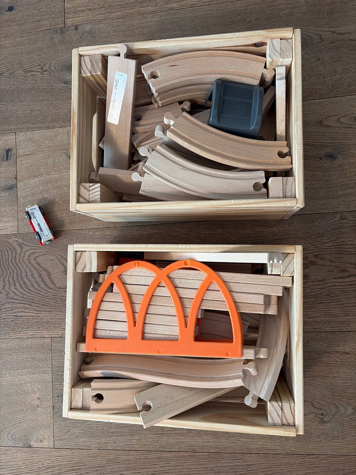 IKEA LILLABO Houten Treinbaan Set met Accessoires, Ophalen of Verzenden, Gebruikt