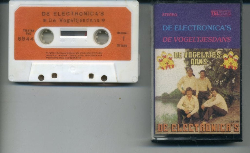 De Electronica's – De Vogeltjesdans 14 nrs TELSTAR cassette, Cd's en Dvd's, 1 bandje, Ophalen of Verzenden, Zo goed als nieuw