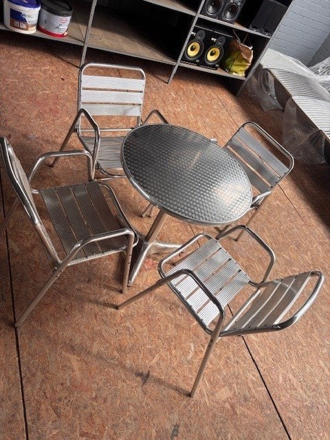 Buiten zitje, Ophalen of Verzenden, Zo goed als nieuw, Aluminium
