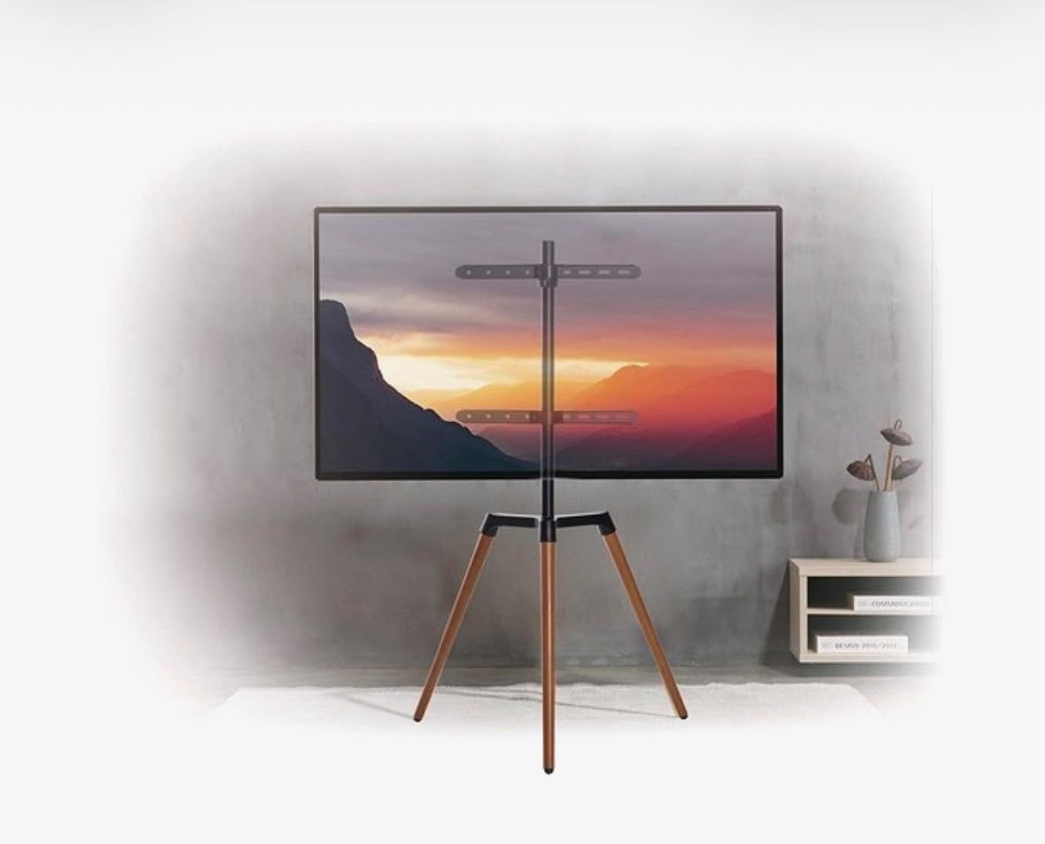 Luxe TV Meubel Driehoek Vloer Standaard Statief, Ophalen of Verzenden, Nieuw