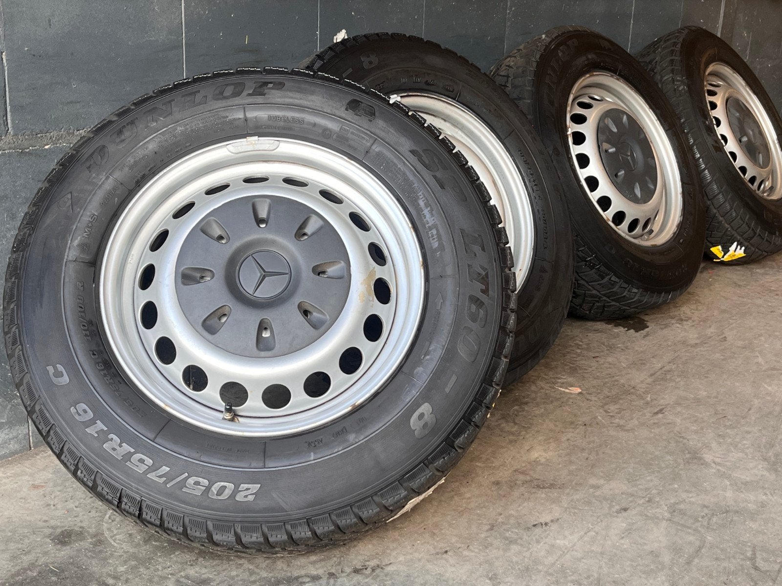 16" Originele Mercedes Sprinter Crafter Winterset Dunlop, 16 inch, Banden en Velgen, Onbekend, Mercedes-Benz