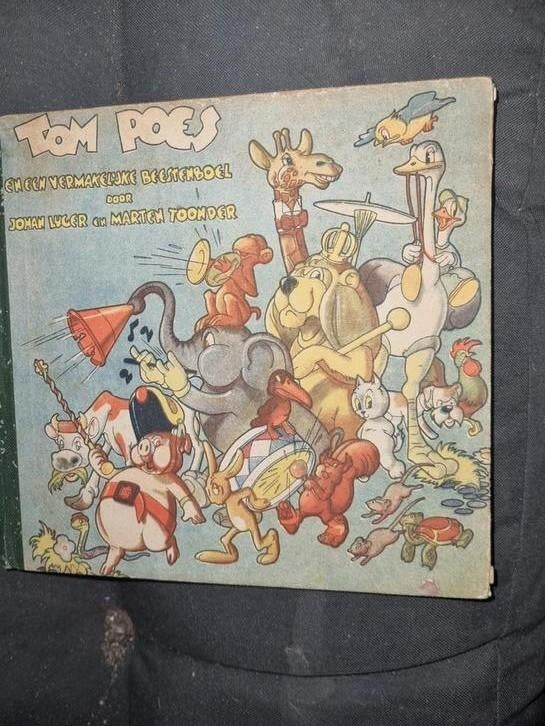 Tom Poes en een Vroolijke Beestenboel -Johan Luger M Toonder, Ophalen of Verzenden, Gelezen, Johan Luger en Marten Toonder