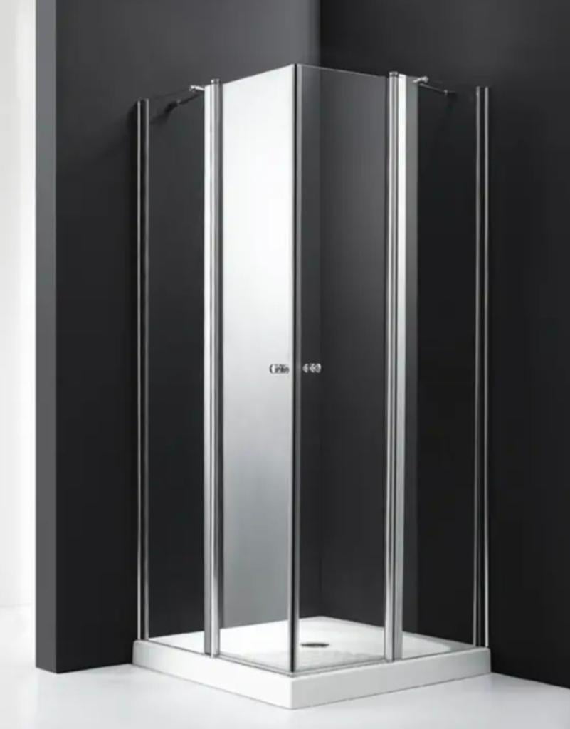 Nieuwe Cedar inbouw douchecabine rechthoekig 90x90x195, Ophalen, Nieuw, Glas, Douche