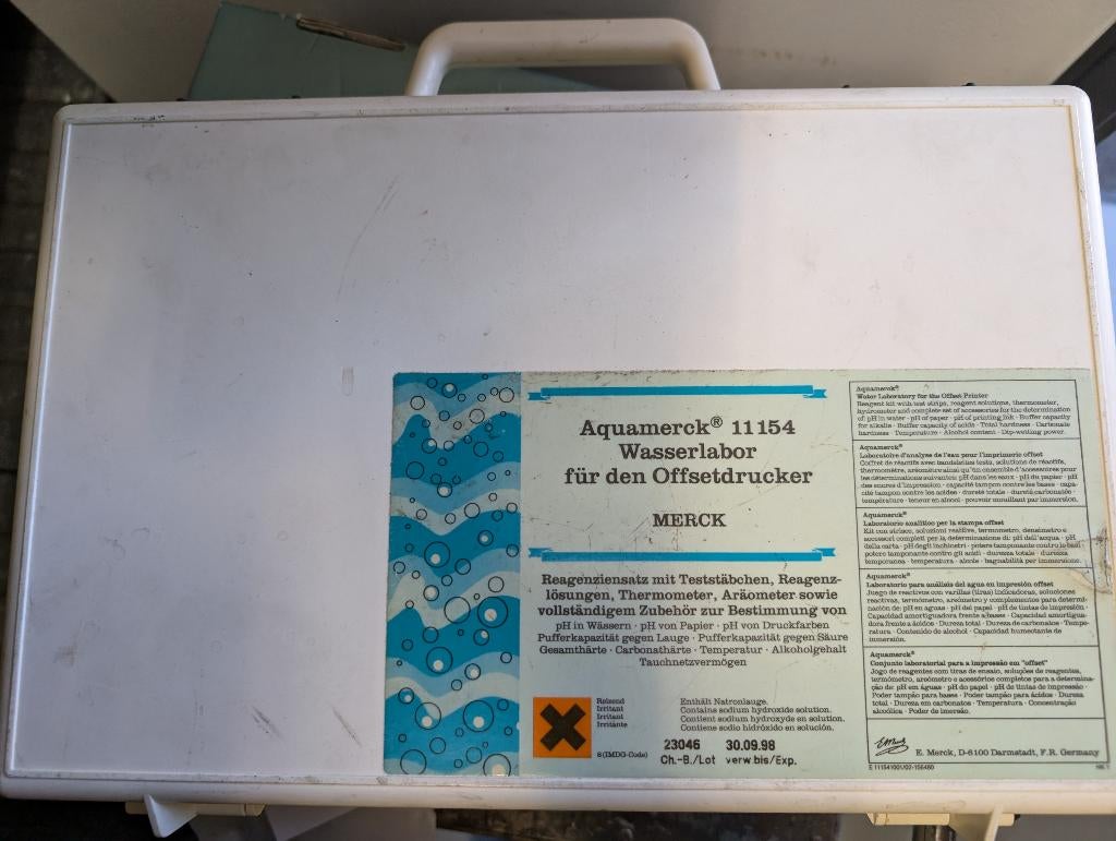 Water Laboratorium, Ophalen, Gebruikt