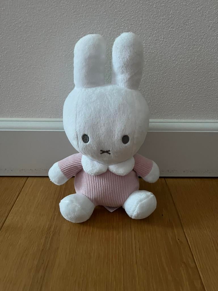 Nijntje rammelaar knuffel, Overige merken, Nijntje, Ophalen of Verzenden, Roze