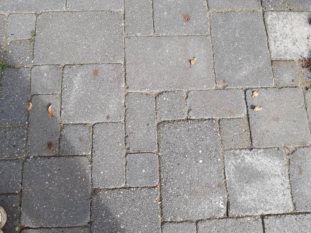 Terrastegels, straattegels, ca 20,5m2, Ophalen, Gebruikt, Overige typen, 10 m² of meer