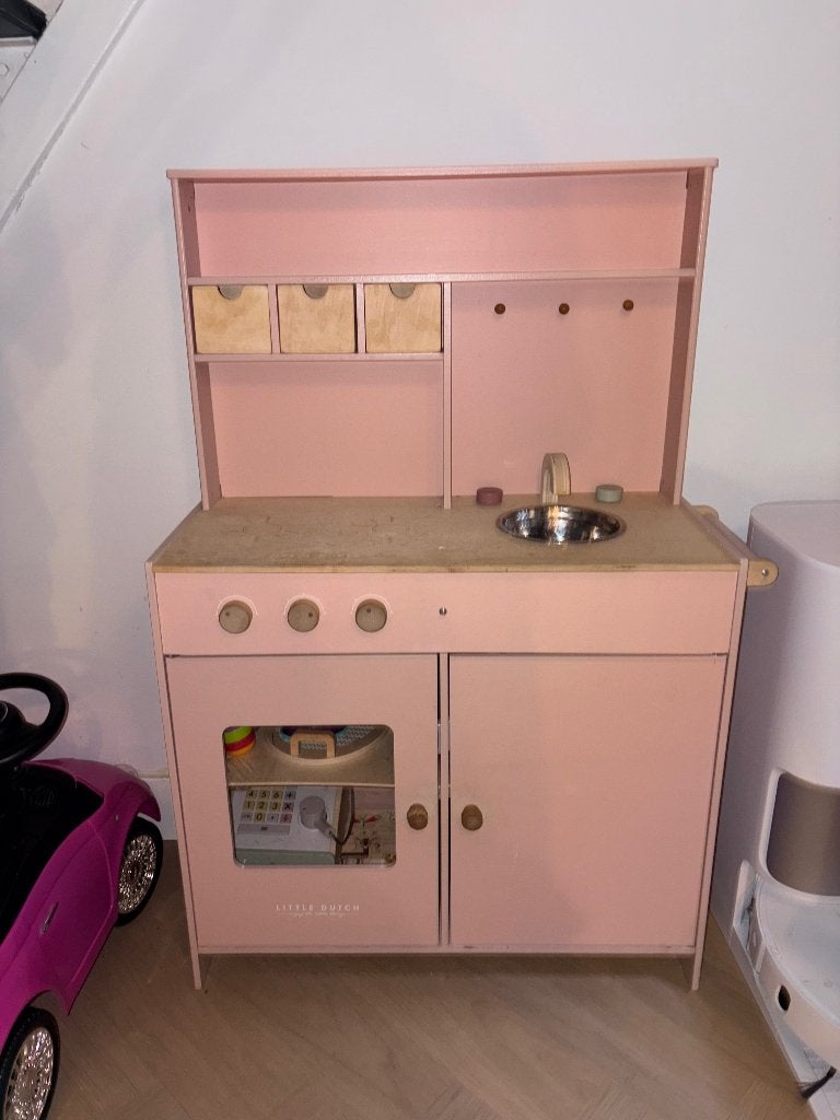Speelgoed keukentje little dutch, Ophalen, Gebruikt, Hout, Speelkeuken