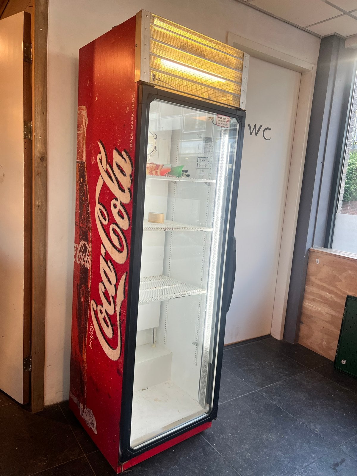 Coca-Cola Koelkast - Gebruikt, 200 liter of meer, 60 cm of meer, Zonder vriesvak, Gebruikt