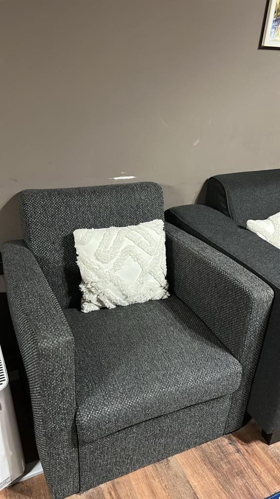 Comfortabele banken set: 3-zits, 2-zits en fauteuil, Huis en Inrichting, Banken | Bankstellen, Ophalen, Gebruikt, 75 tot 100 cm