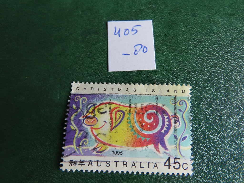 australie christmas island 405, Ophalen of Verzenden, Gestempeld