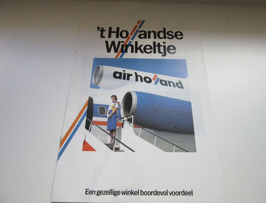 Air Holland brochure - 't Hollandse winkeltje, Verzenden, Zo goed als nieuw, Overige typen