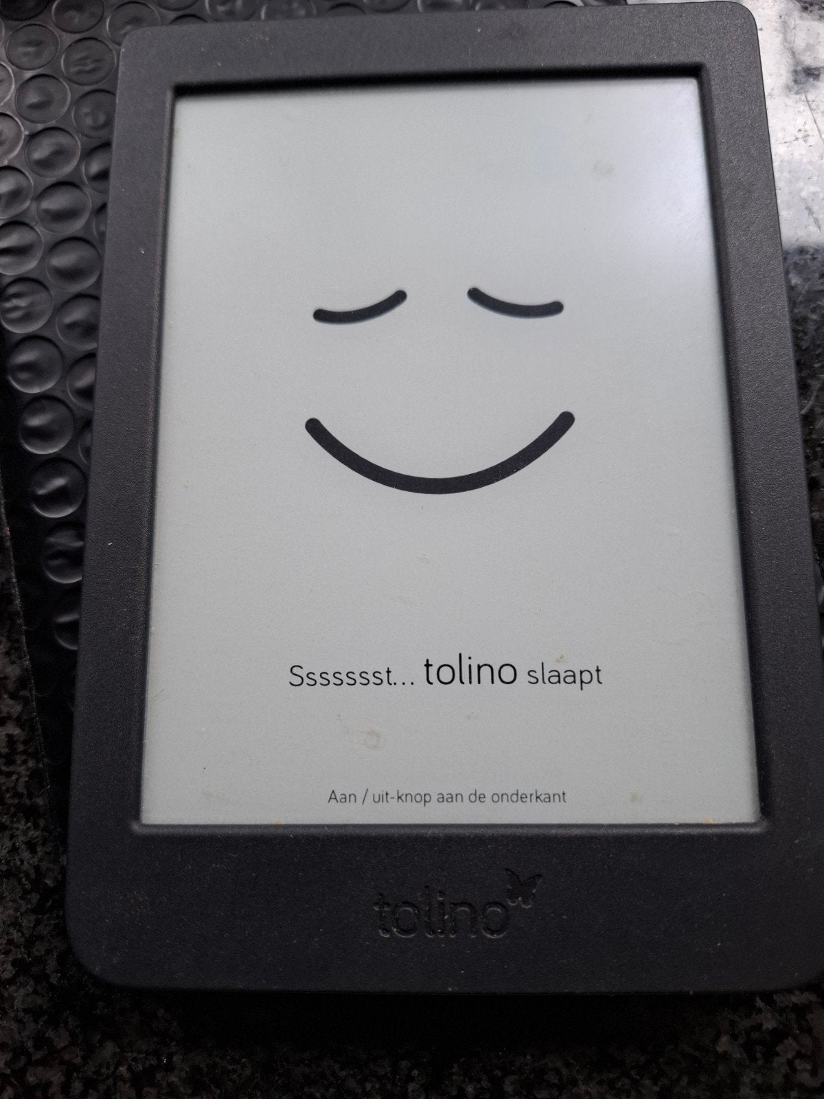 Tolino e-reader - Ssssst... Tolino slaapt met boeken erop, Gebruikt, 8 GB, Ophalen of Verzenden, Wi-Fi