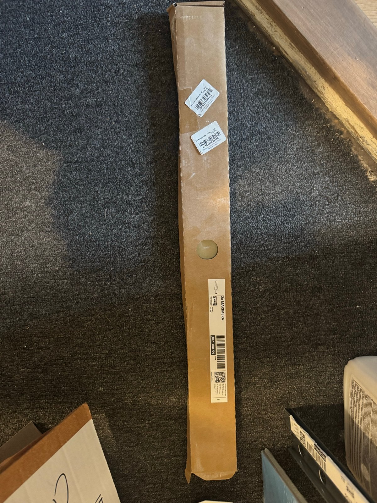 Ikea MAXIMERA Inzet ladezijkant, hoog, glas, 60 cm 2x, Ophalen, Nieuw, 50 tot 100 cm, Glas